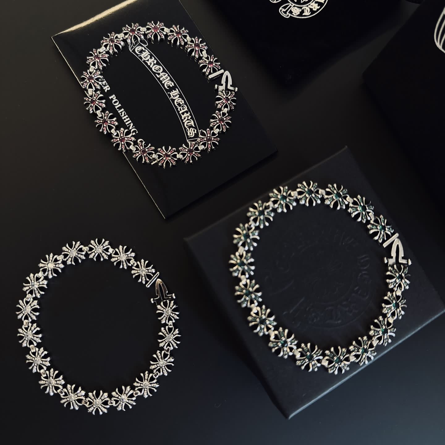 Chrome Hearts Silver Flower Bracelet